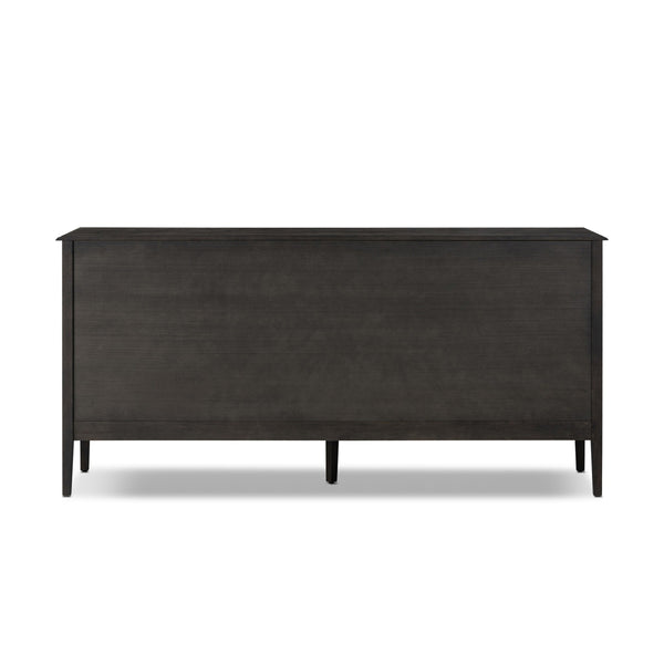 Maggie 6 Drawer Dresser - Smoked Black Oak Veneer