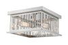 Camellia 2 Light Flush Mount in Polished Nickel Finish