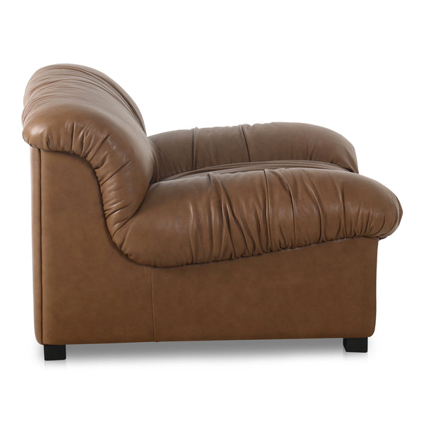 Moe's Halston Lounge Chair Tan Leather
