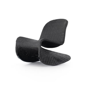 Portia Outdoor Rocking Chair In Coal