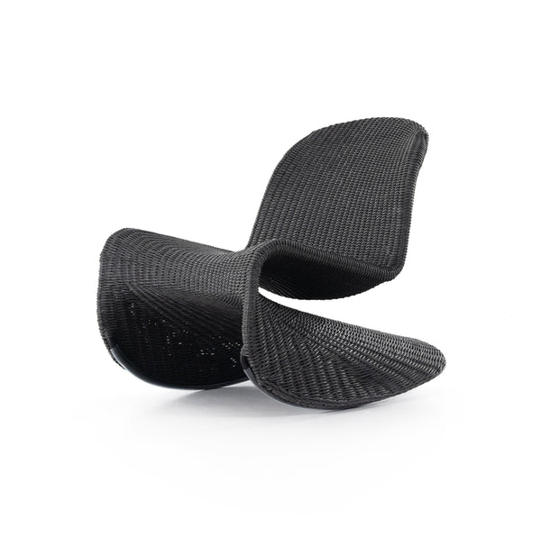 Portia Outdoor Rocking Chair In Coal