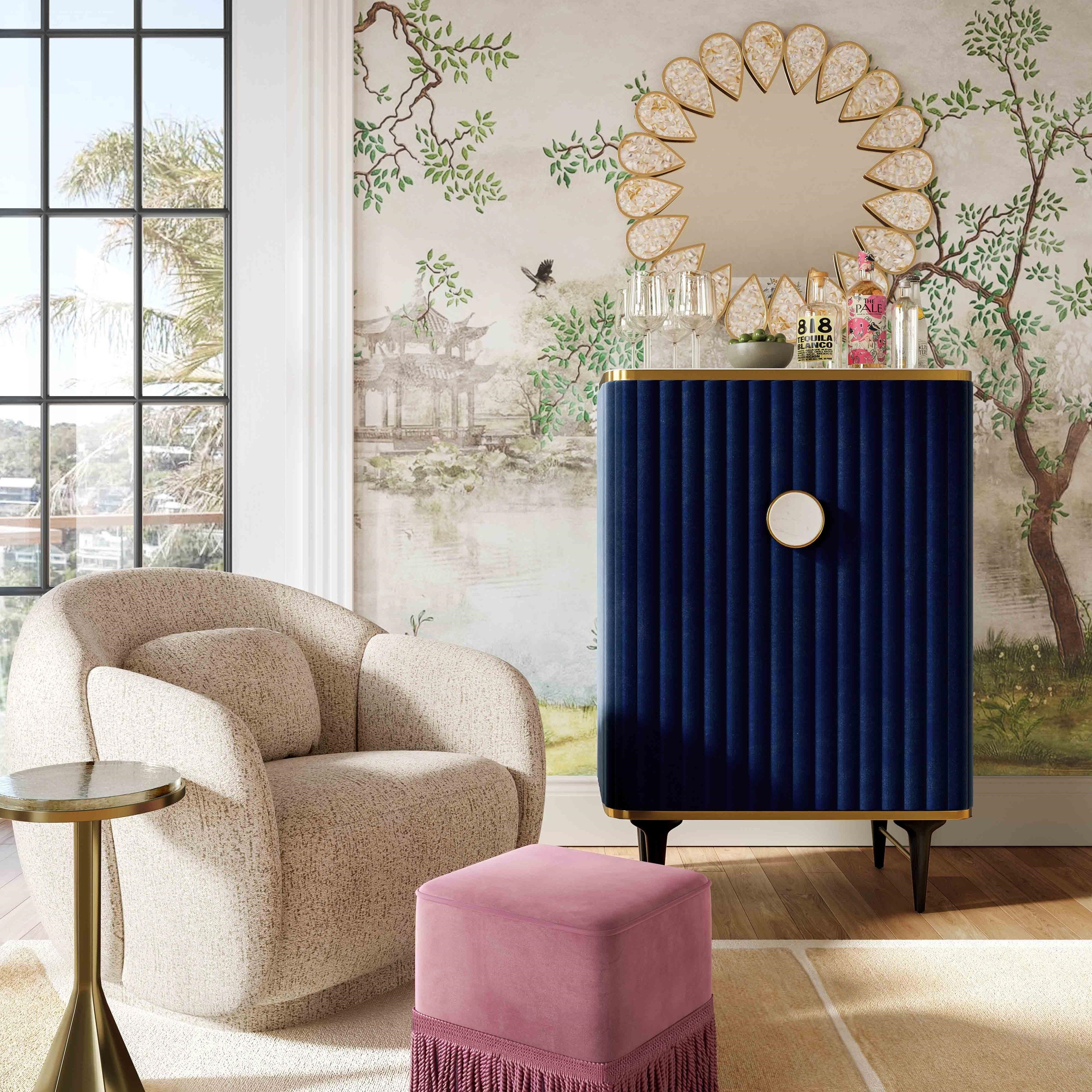 TOV Furniture Gabrielle Side Table - Thumbnail 4