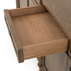 Toulouse Sideboard In Toasted Oak Veneer