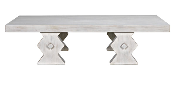 Suzu Coffee Table, White Wash