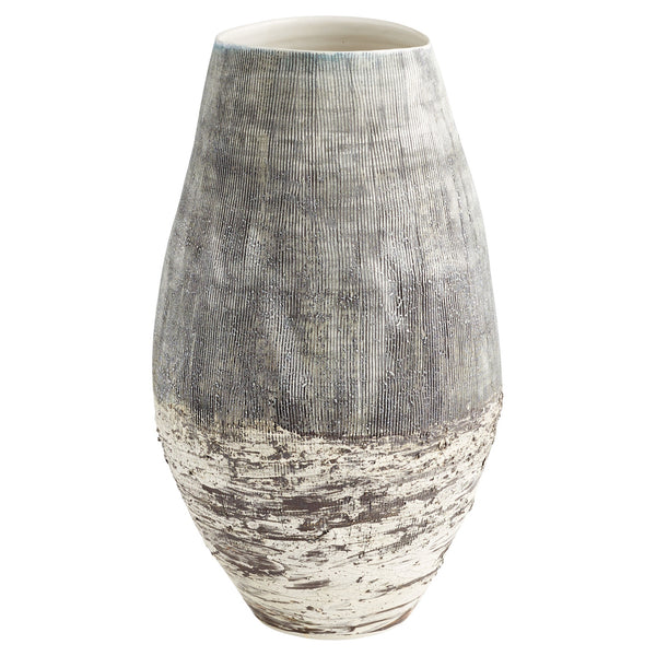 Calypso Vase | Off White | Brown - Large