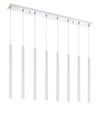 Forest 8 Light Island/Billiard in Chrome Finish