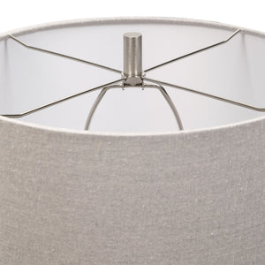 Comanche White Crackle Table Lamp