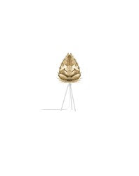 Conia Brass 27" Table Lamp with White Base