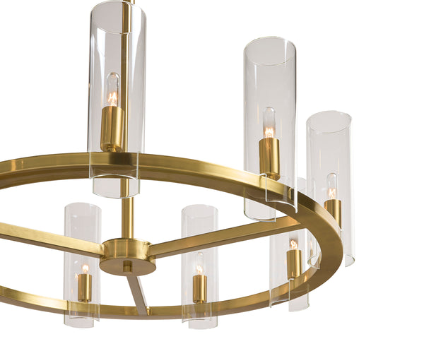 CLARABELLE CHANDELIER - SMALL - BRASS