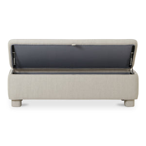 Ichigo Storage Bench in Light Grey