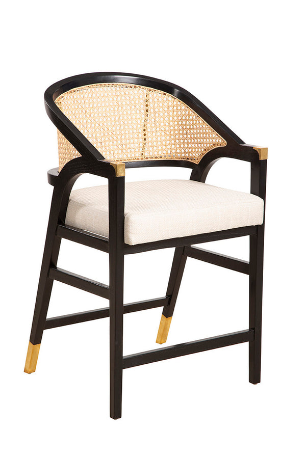 Black Royce Counter Stool