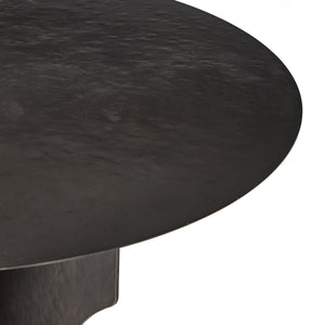 Round Side Table in Bronze Solid Iron