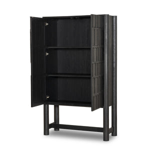 Ezri Cabinet - Black Oak