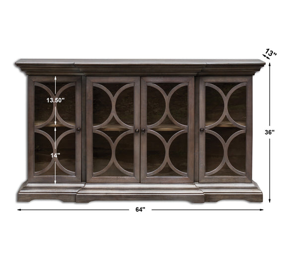 Belino Wooden 4 Door Chest