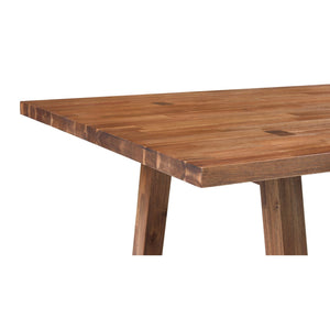 Bedford 79" Rect. Dining Table "A" Base In Brushed Brown 