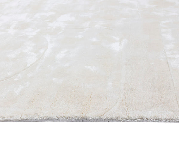 CARUSO HAND-LOOMED RUG - CREAM / IVORY - 9' X 12'