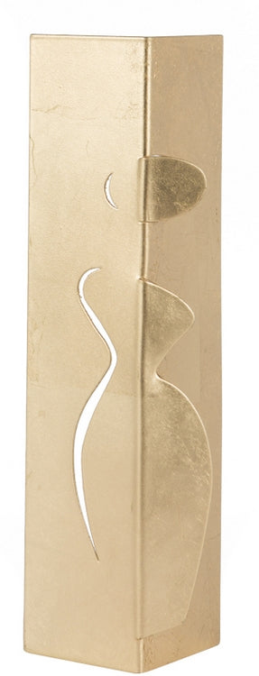 Oru Female Sculpture, Gilded 11.7''H