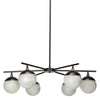 Metro Faux Alabaster 6-Light Chandelier