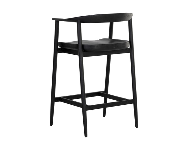 JEREMY COUNTER STOOL - BLACK