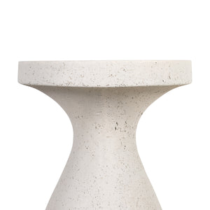 Koda Outdoor End Table In Textured Grey