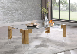 Alberto Coffee Table In Gold