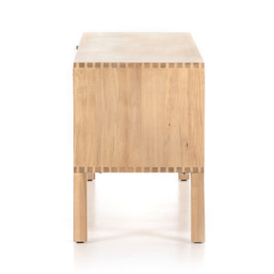 Isador Media Console In Dry Wash Poplar