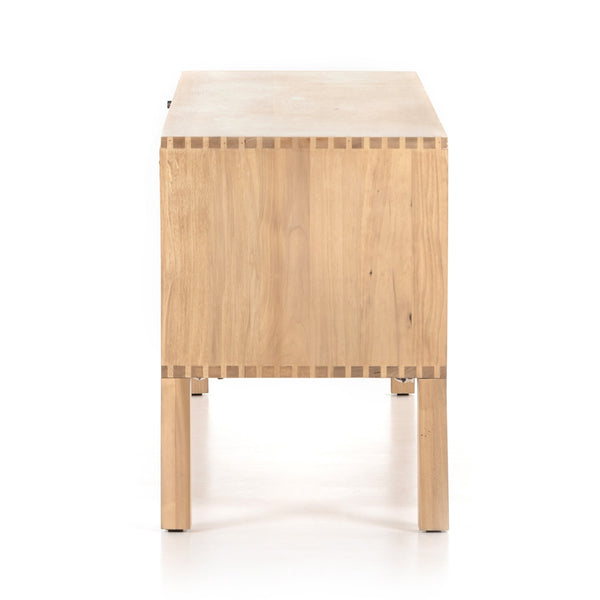 Isador Media Console In Dry Wash Poplar