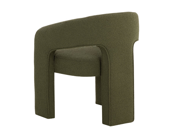 ISIDORE DINING ARMCHAIR - COPENHAGEN OLIVE