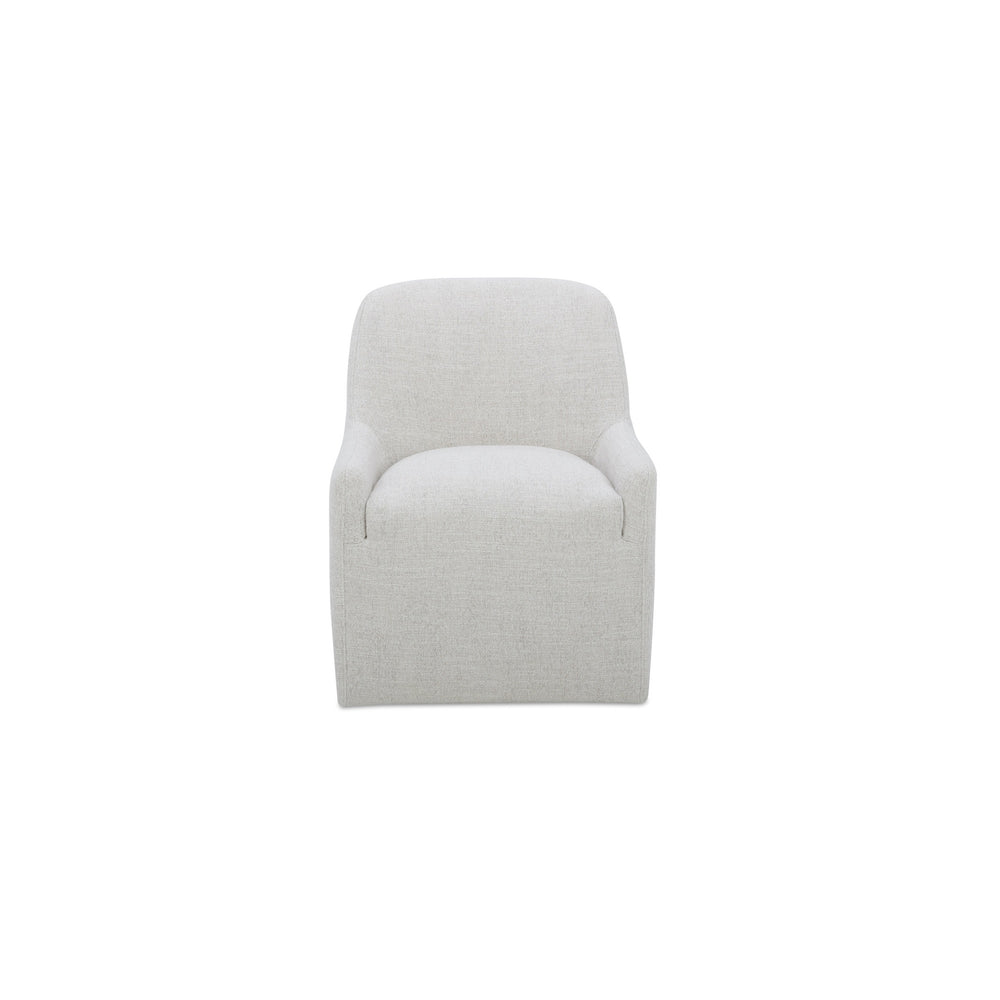 Maisie Rolling Dining Chair in Flecked Oat