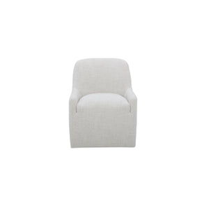 Maisie Rolling Dining Chair in Flecked Oat