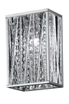 Terra 1 Light Wall Sconce in Chrome Finish