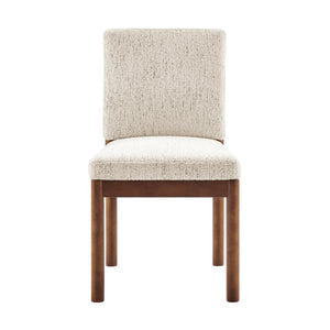 2pc Set - Melvin KD Chenille Dining Side Chair, Concord Cream