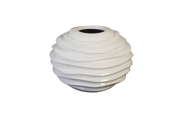 Spiral Planter, White, Small