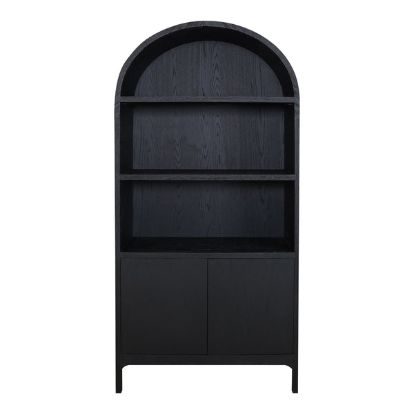 Moe's Wilde Display Cabinet in Black Oak