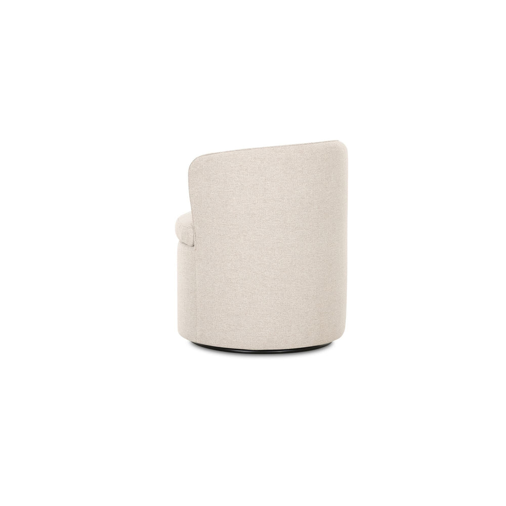 Moe's Dane Swivel Dining Chair in Beige