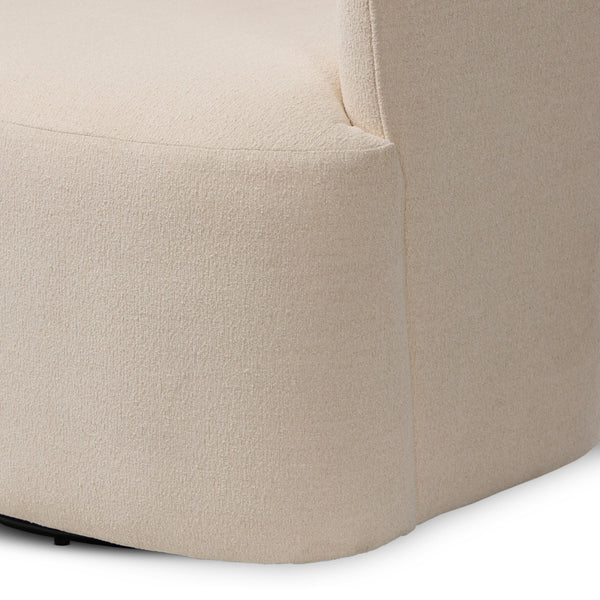 Blythe Swivel Chair - Crypton Wayfarer Snow