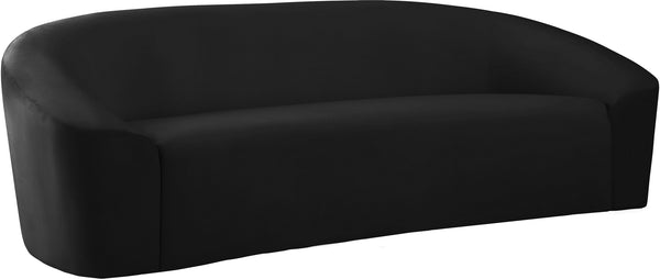 Vivian Sofa In Black Velvet