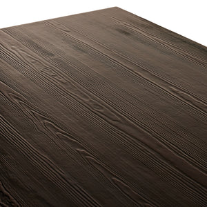 The Arch Dining Table in Medium Brown Fir Veneer