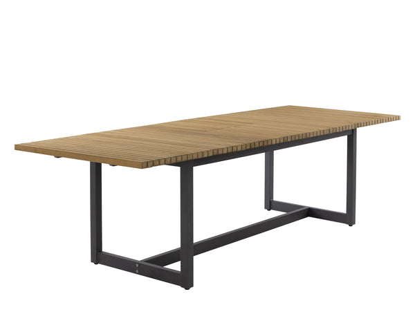 GENEVE EXTENSION DINING TABLE - NATURAL - 83" to 107"