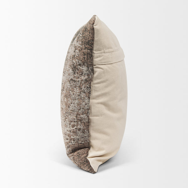 Khloe Taupe Square Pillow Cover