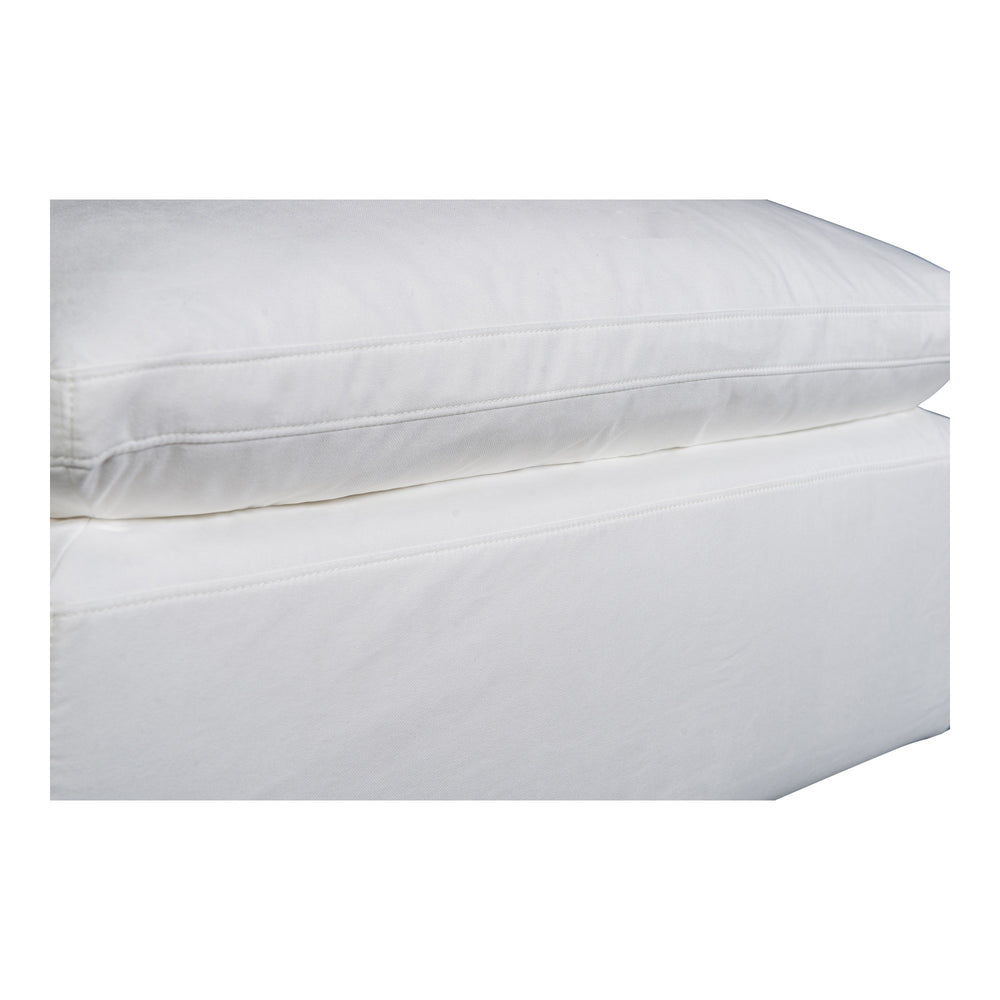 Terra Condo Ottoman in Cream White