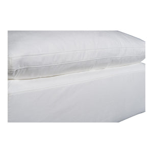 Terra Condo Ottoman in Cream White