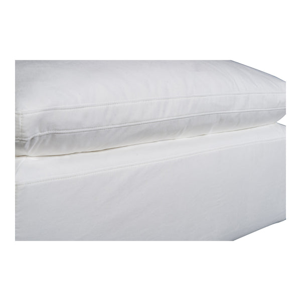 Terra Condo Ottoman in Cream White
