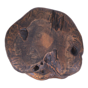 Katniss Reclaimed Teak Side/ End Table, Ebonized Teak