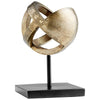 Small Grotto Sculpture in Antique Brass and Black