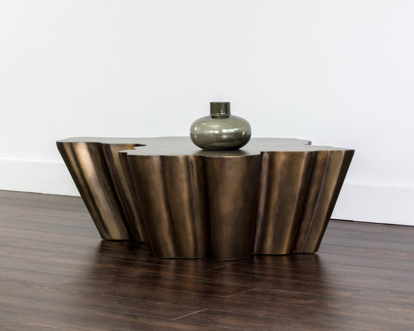 LYNX COFFEE TABLE - ANTIQUE BRONZE