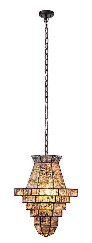Imperial 1-Light Glass and Metal Pendant