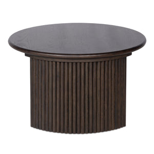 Moe's Penny Nesting Coffee Table in Dark Brown Oak