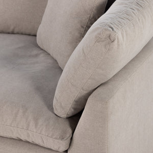 Stevie 5Pc Laf Sectional Sofa In Flannel