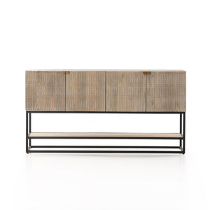 Kelby Small Media Console In Light Wash